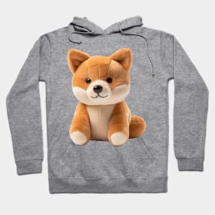 Adorable Shiba Inu Plushie Design Hoodie